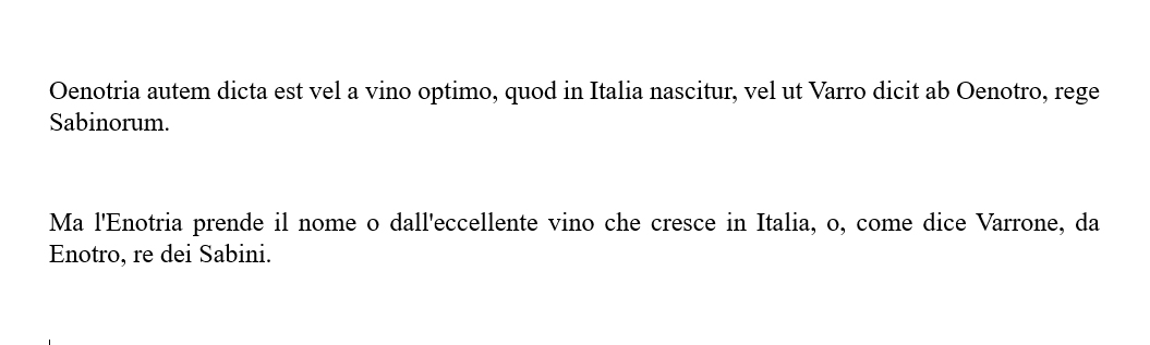 Stralcio da Servio, commento all’Eneide di Virgilio, 1, 532.